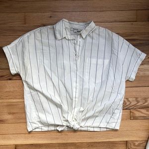 Madewell Striped Button Up